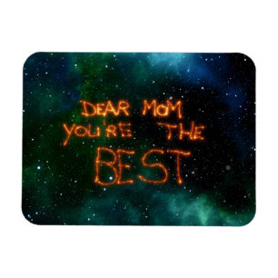 Magnet Flexible Chère maman 3" x 4" Aimant photo flexible