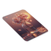 Magnet Flexible Cherry Blossom Postcard - Elegant Hand-Drawn Sakur (Côté Droit)
