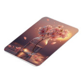 Magnet Flexible Cherry Blossom Postcard - Elegant Hand-Drawn Sakur (Côté Gauche)
