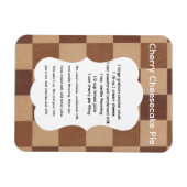 Magnet Flexible Cherry Cheesecake Recipe (Horizontal)