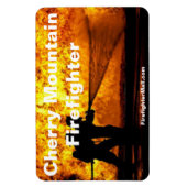 Magnet Flexible Cherry Mountain Firefighter Flames aimant flexible (Vertical)