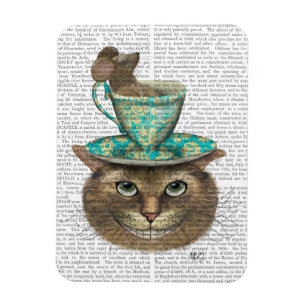 Magnet Flexible Cheshire Cat avec Cup à la tête