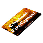 Magnet Flexible Chesnee Firefighter Flames aimant flexible (Côté Gauche)