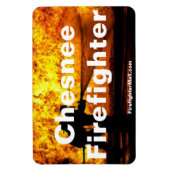 Magnet Flexible Chesnee Firefighter Flames aimant flexible (Vertical)