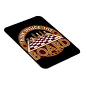 Magnet Flexible ChessBoard Citation Joueur d'échecs Penser Jeu Boa (Côté Droit)