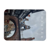 Magnet Flexible Chester Eastgate Horloge vue aimant frigo (Horizontal)