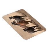 Magnet Flexible Cheval À L'Automne II (Côté Droit)