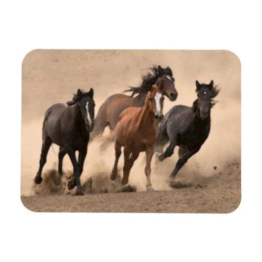 Magnet Flexible Cheval À L'Automne II (Horizontal)