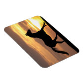 Magnet Flexible Cheval Au Coucher Du Soleil (Côté Droit)