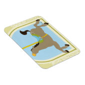 Magnet Flexible Cheval Carrousel par Juin Erica Vess (Côté Droit)