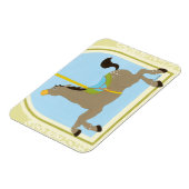 Magnet Flexible Cheval Carrousel par Juin Erica Vess (Côté Gauche)