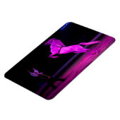 Magnet Flexible Cheval de cirque rose (Côté Gauche)