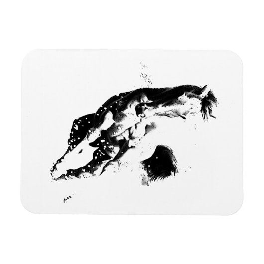 Magnet Flexible Cheval de course (Horizontal)