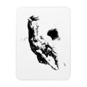 Magnet Flexible Cheval de course (Vertical)