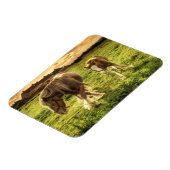 Magnet Flexible Cheval de la mère et du poulain (Côté Gauche)