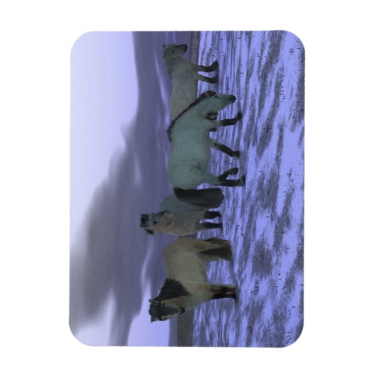 Magnet Flexible Cheval de l'aube (Vertical)