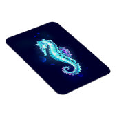 Magnet Flexible Cheval de mer de glace cristal sur Arrière - plan  (Côté Droit)