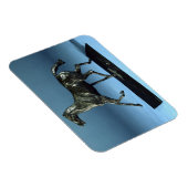 Magnet Flexible Cheval de Trot (bronze) (Côté Droit)