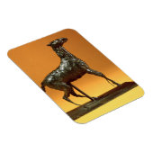 Magnet Flexible Cheval en caracolage (bronze) (Côté Droit)