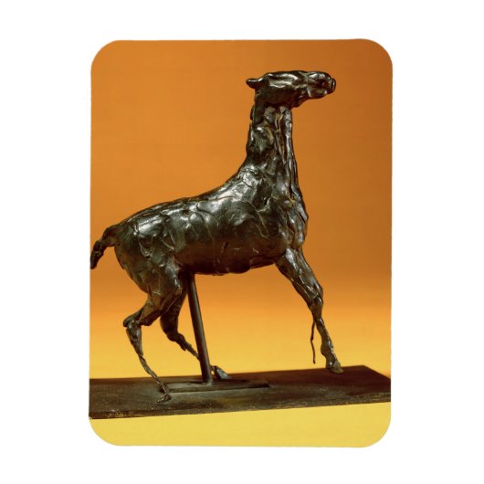 Magnet Flexible Cheval en caracolage (bronze) (Vertical)