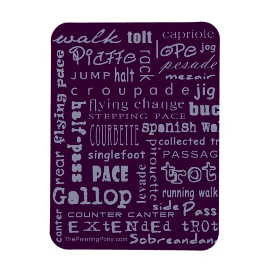 Magnet Flexible Cheval Gaits (Vertical)