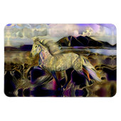 Magnet Flexible Cheval islandais Art Déco (Horizontal)