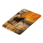 Magnet Flexible Cheval Majestic au coucher du soleil Abstrait (Côté Gauche)