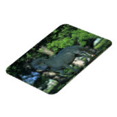 Magnet Flexible Cheval miniature debout dans les arbres (Côté Gauche)