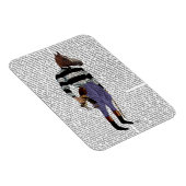 Magnet Flexible Cheval Racing Jockey Full 2 (Côté Droit)