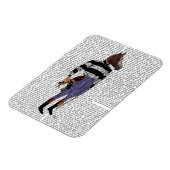 Magnet Flexible Cheval Racing Jockey Full 2 (Côté Gauche)