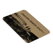 Magnet Flexible Cheval Racing Muddy Track Grunge (Côté Droit)