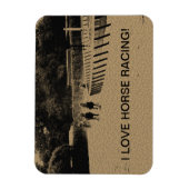 Magnet Flexible Cheval Racing Muddy Track Grunge (Vertical)