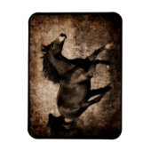 Magnet Flexible Cheval Rustique Sepia Galloping (Vertical)