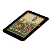 Magnet Flexible Chevalier Chargement, Manesse de Codex du XIVe siè (Côté Gauche)