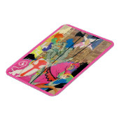 Magnet Flexible chevalier médiéval à cheval (Côté Gauche)