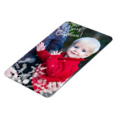 Magnet Flexible Chevauchement de neige de Noël Personnaliser Cadea (Côté Gauche)