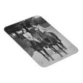 Magnet Flexible Chevaux à cheval en couple (Côté Droit)