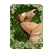 Magnet Flexible Chevaux d'Imaginaire : Fleurs (Vertical)