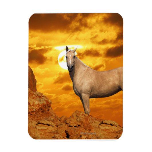 Magnet Flexible Chevaux d'Imaginaire : Montagne (Vertical)