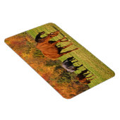 Magnet Flexible Chevaux en automne (Côté Droit)