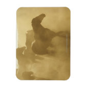 Magnet Flexible Chevaux en corail (Vertical)