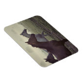 Magnet Flexible Chevaux sauvages (Côté Droit)