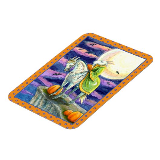 MAGNET FLEXIBLE CHÈVE-DÉMON, IMAGINAIRE À BOUTEILLE HALLOWEEN SÛR (Côté Gauche)