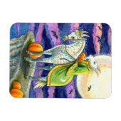 MAGNET FLEXIBLE CHÈVE-DÉMON, IMAGINAIRE À BOUTEILLE HALLOWEEN SÛR (Horizontal)