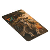 Magnet Flexible Chèvre de plage cool avec cocktail (Côté Droit)