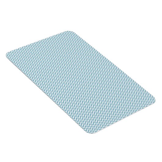Magnet Flexible Chevron bleu avec Monogramme (Côté Droit)
