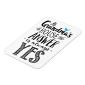 Magnet Flexible Chez Grand-mère, la réponse est toujours oui ! Pos (Côté Gauche)