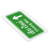 Magnet Flexible Chiang Mai en tête ⚠ route de la Thaïlande ⚠ (Côté Droit)