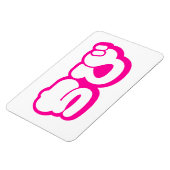 Magnet Flexible Chibi ち び japonais Nihongo Hiragana Script (Côté Gauche)