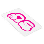 Magnet Flexible Chibi ち び japonais Nihongo Hiragana Script (Côté Droit)